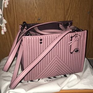 COACH DUSTY ROSE ROGUE 25